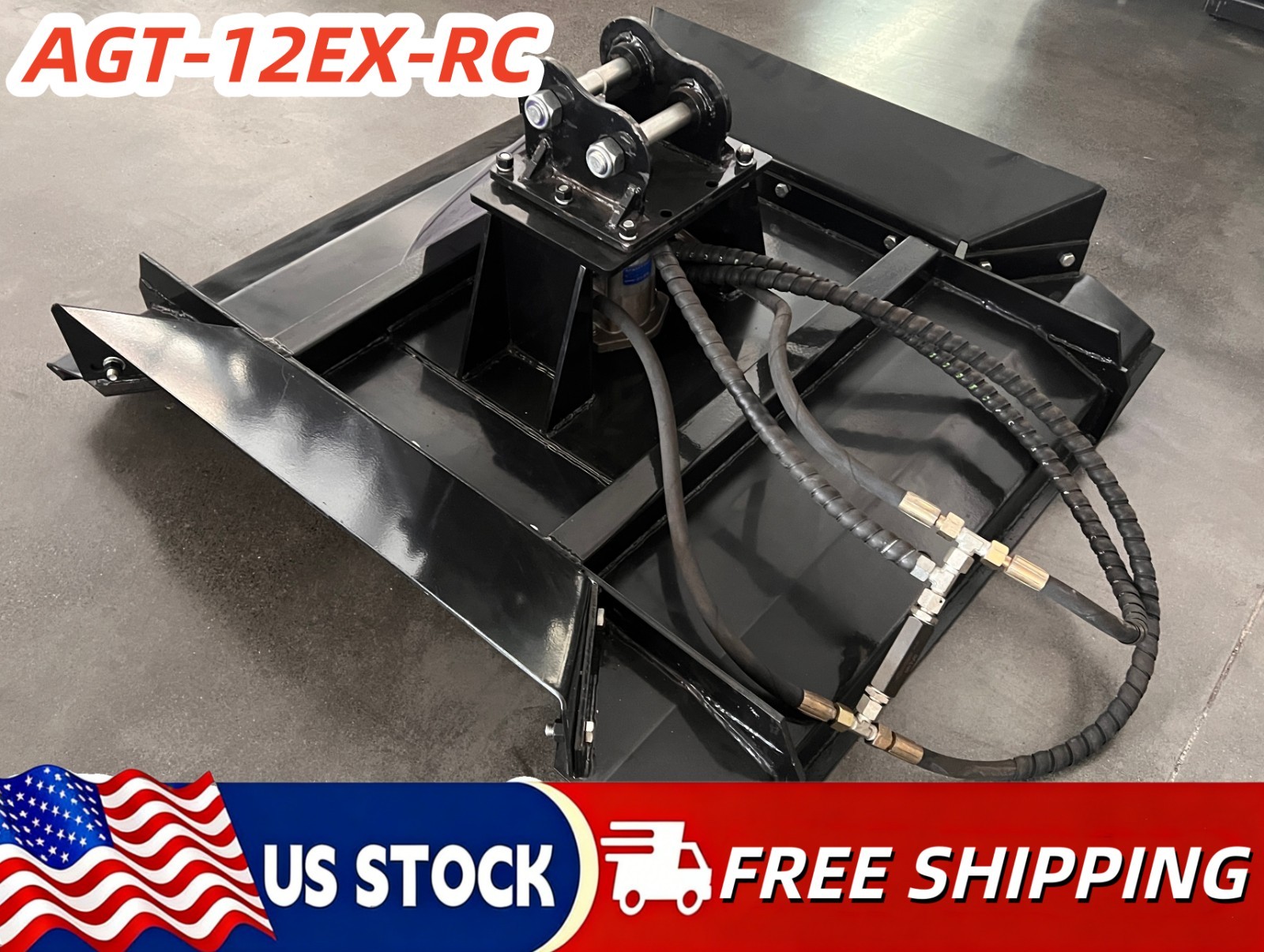 AGT Brush Cutting Mower Attachment for 1 Ton Mini Excavator