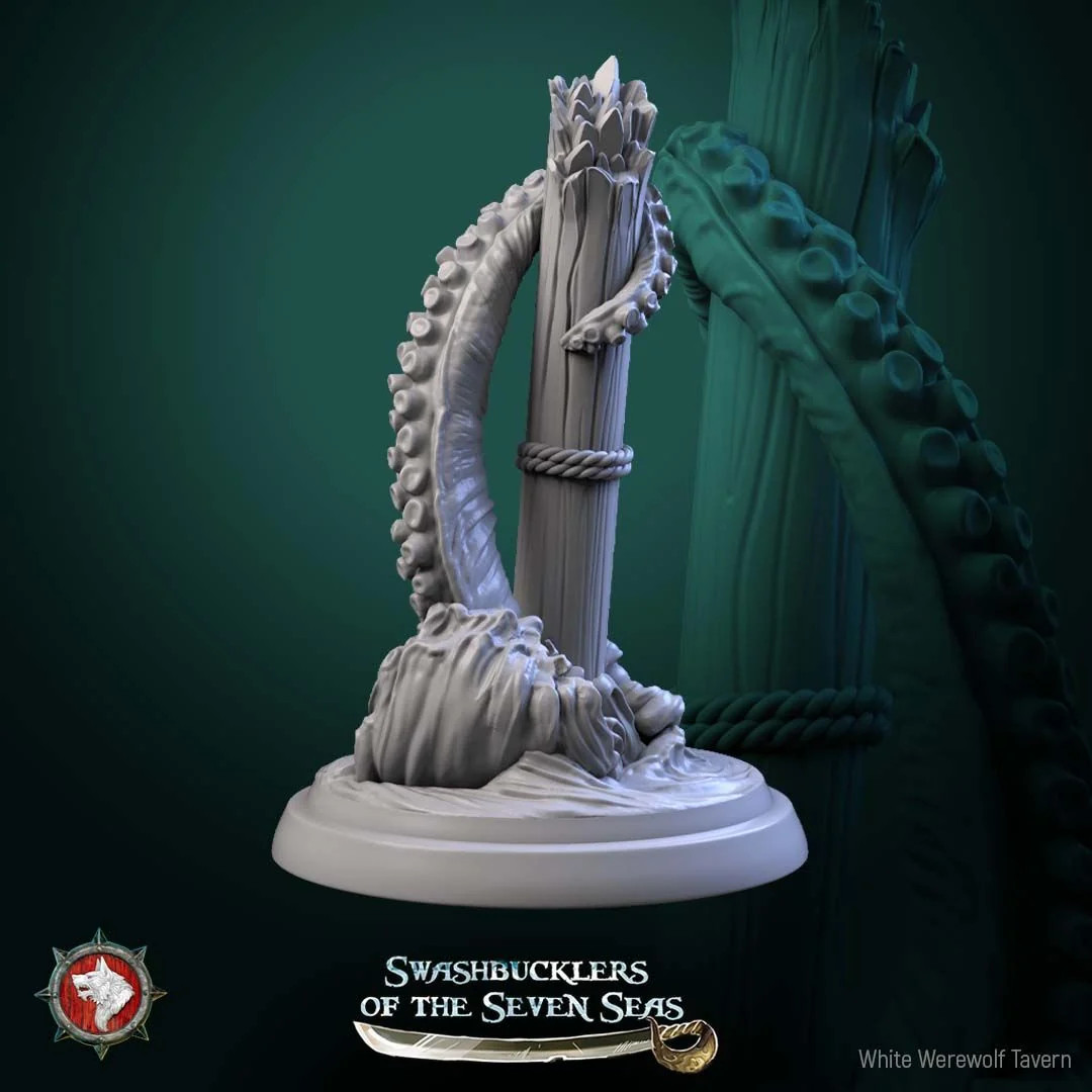Kraken Tentacles - Resin Tabletop Miniature