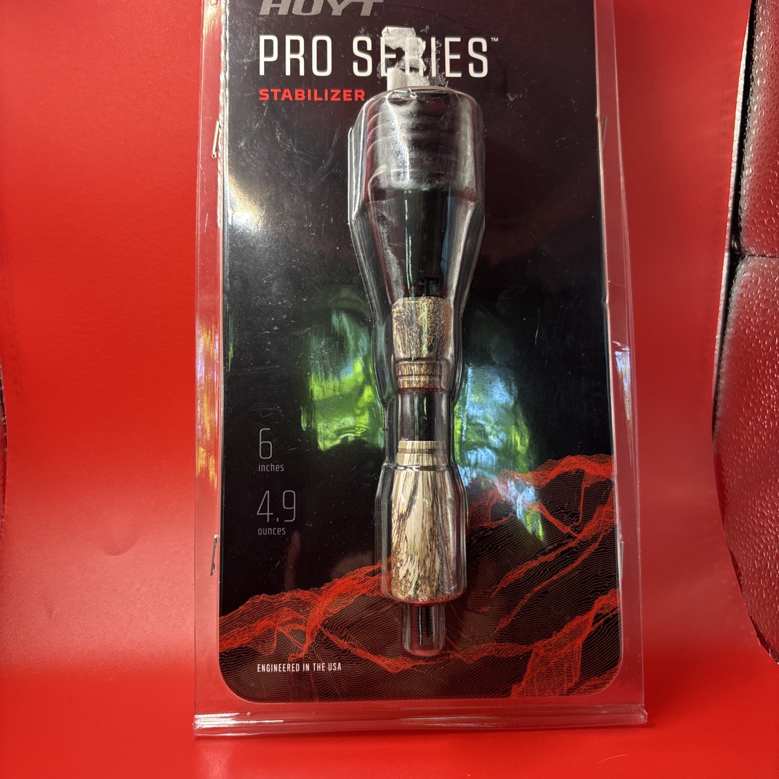 Hoyt Archery Pro Series 6 Inch  Stabilizer Real Tree Edge