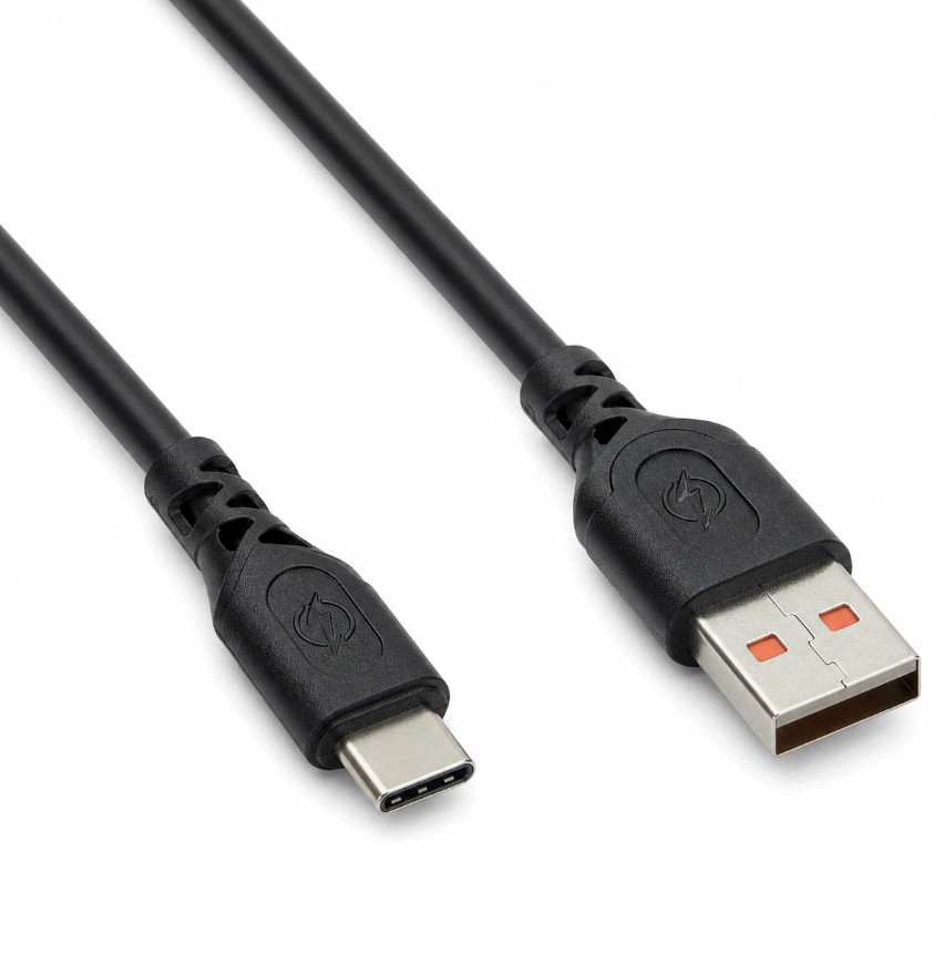 USB-A to USB-C Charger Cord For Phone 3ft