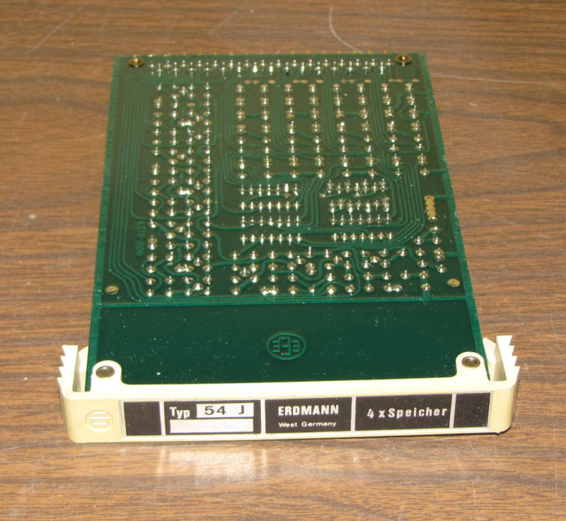 ERDMANN MEMORY BOARD 54J 54-J 4372-801 4372-800 NEW