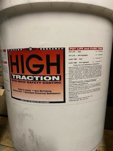 Pioneer Research High Traction Non-Skid Safety Coating, Gray