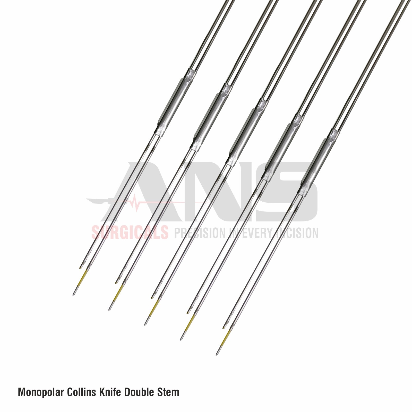 ANS MONOPOLAR COLLINS KNIFE DOUBLE STEM PACK OF 5