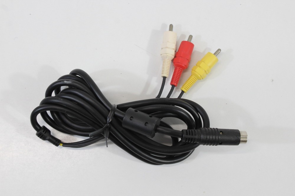 SEGA Saturn OEM AV Cable Audio Video Genuine SS Japan REGION FREE Cosmetic Wears