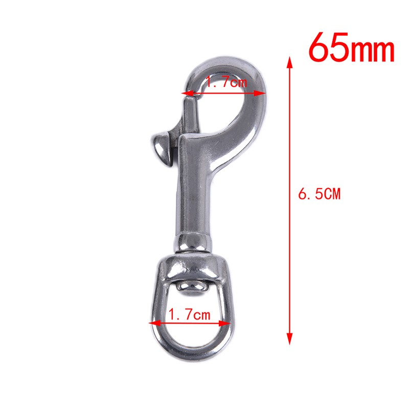 Stainless Steel Bolt Snap Hook Clip Diving Singel Hook BCD Accessories Tool.t2