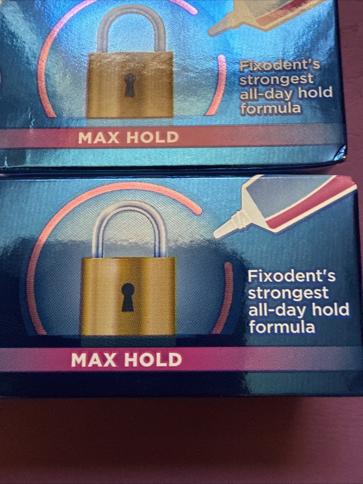Fixodent Advanced Max Hold Denture Adhesive, 2.2 oz - 2 Pack