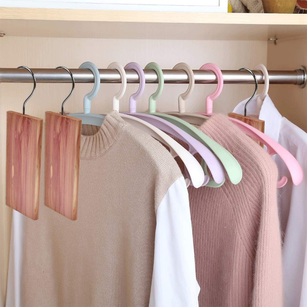 20 Pcs Cedar Blocks for Closet Storage, Aromatic Red Cedar Planks Chips for C...