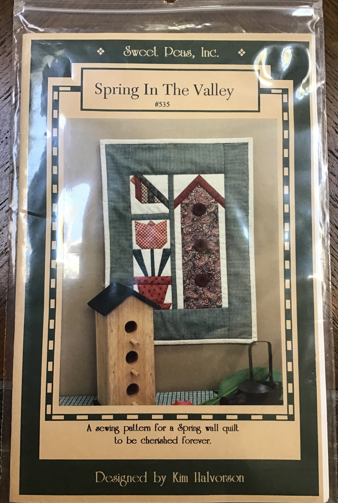 Spring In The Valley - Wall Quilt Pattern - Sweet Peas, Inc #535