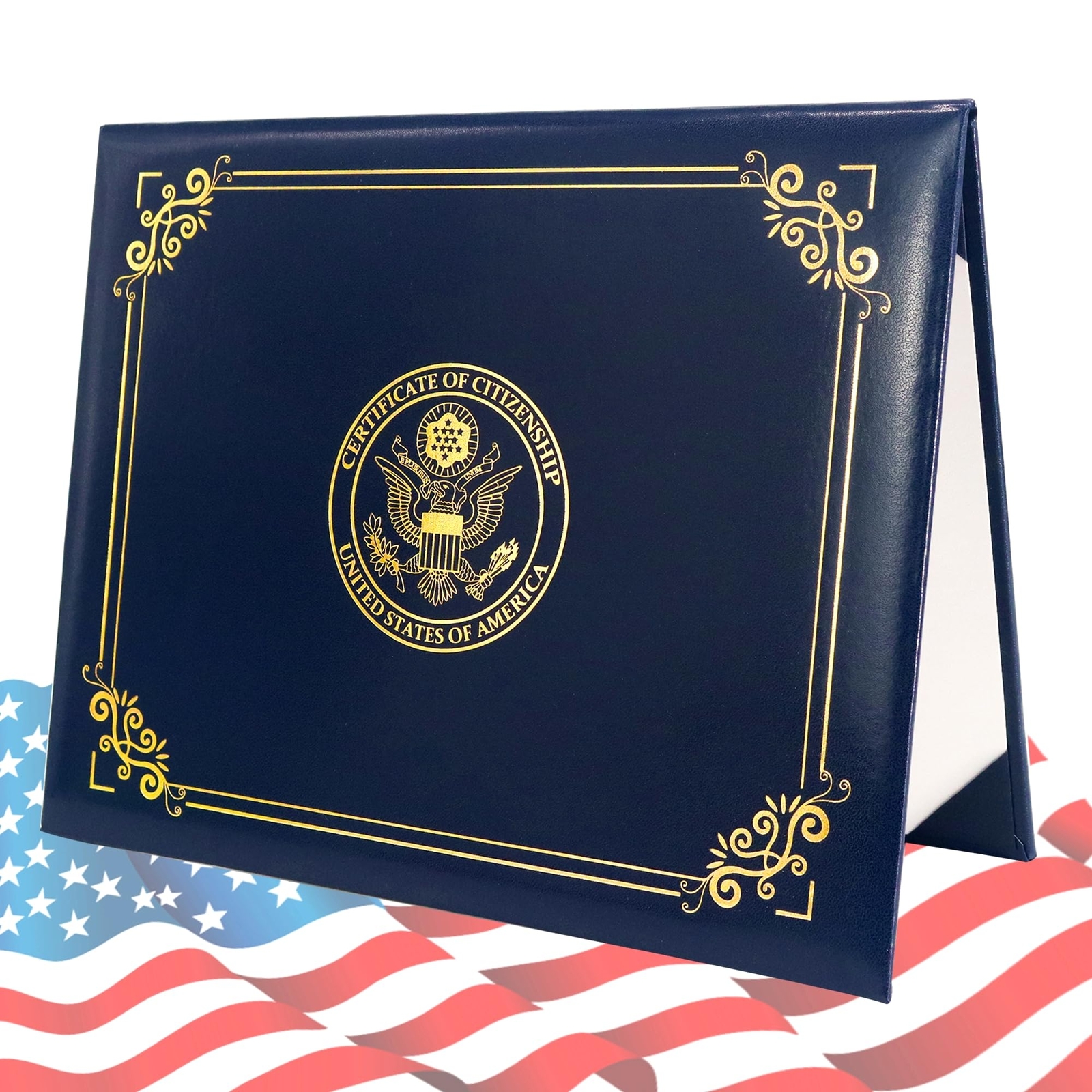 US Citizenship Certificate Holder 2024 Naturalization Padded