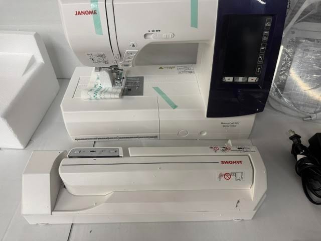 Janome Memory Craft 9850 Sewing and Embroidery Machine DISPLAY MODEL UNIT 4