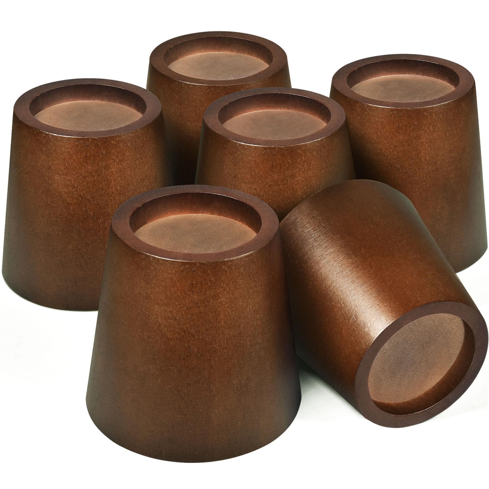 Adjustable Wooden Bed Risers Round Wood Bed Lifts Couch Risers Furniture Lifts