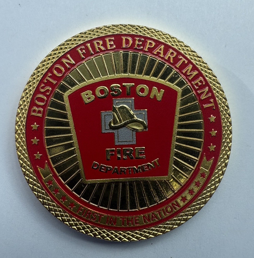 Boston Fire Department Challenge Coin