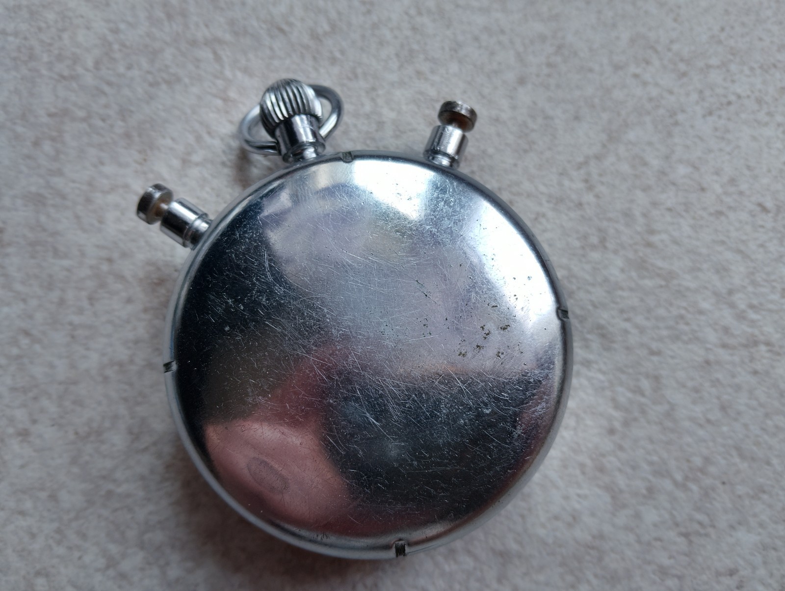 Vintage Soviet Stopwatch Slava Chronometer 3-Button Mechanical Timer/For Parts