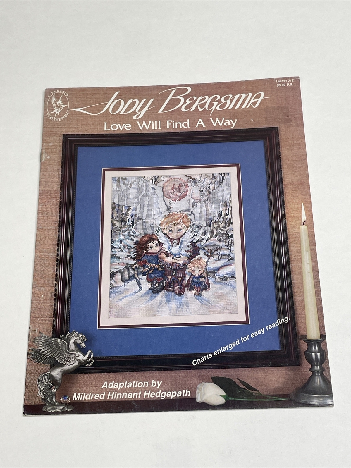 Pegasus Love Will Find A Way by Jody Bergsma Cross Stitch Pattern