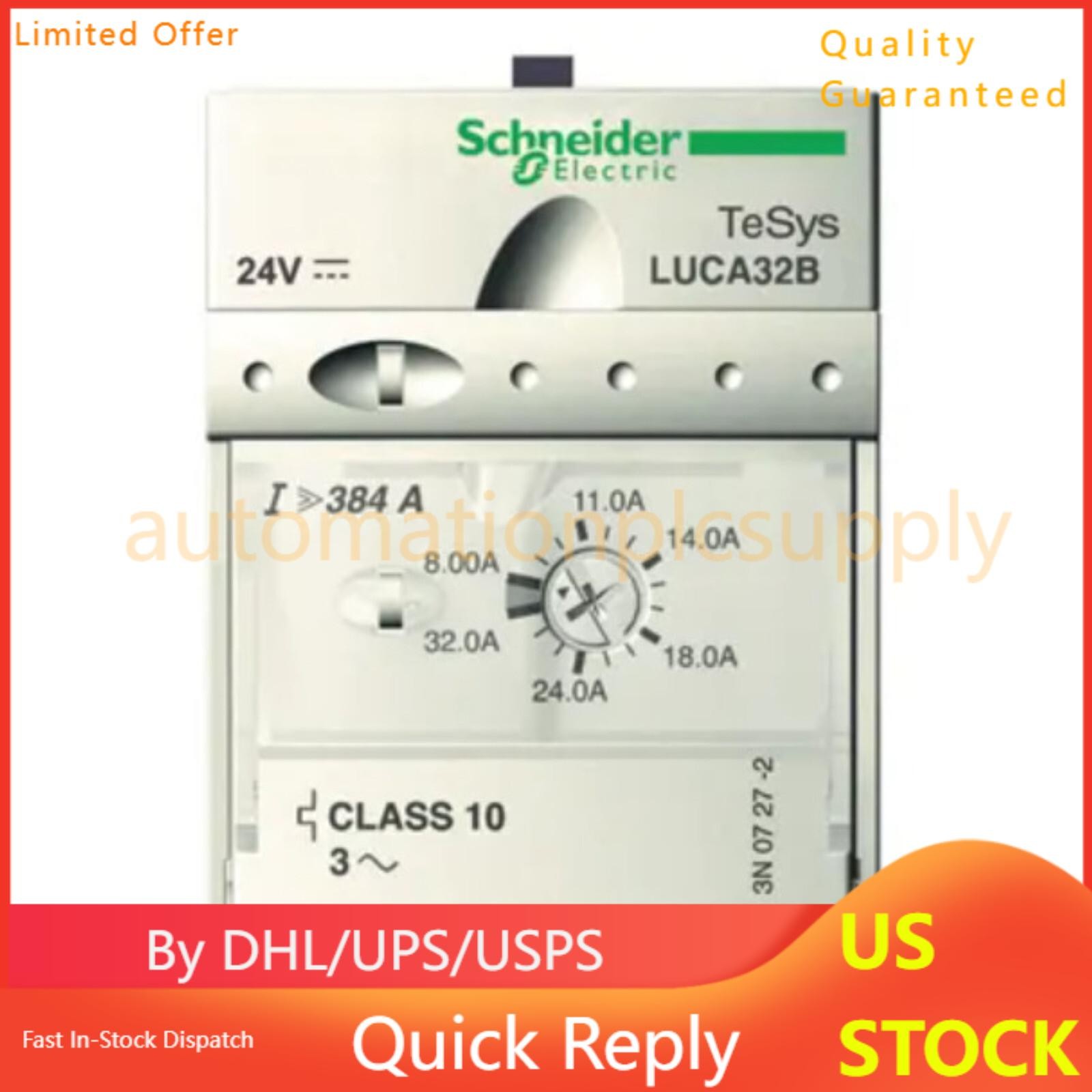 NEW Schneider Electric LUCA32B 8-32A 3P 240V~ Standard Motor Control Unit