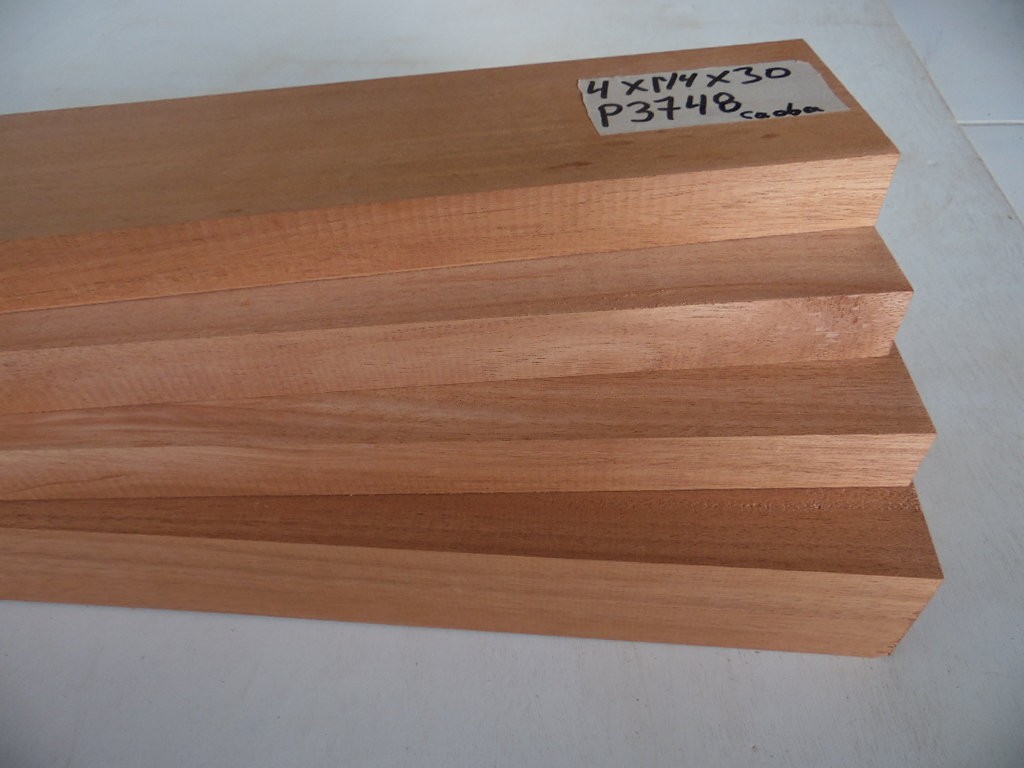 Spanish Cedar Neck Blanks for Guitar - 1.125"