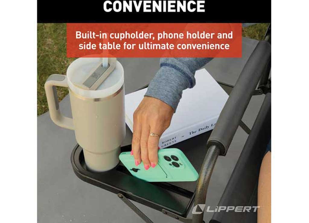 Lippert 2022120579 Compact Folding XL Director Chair