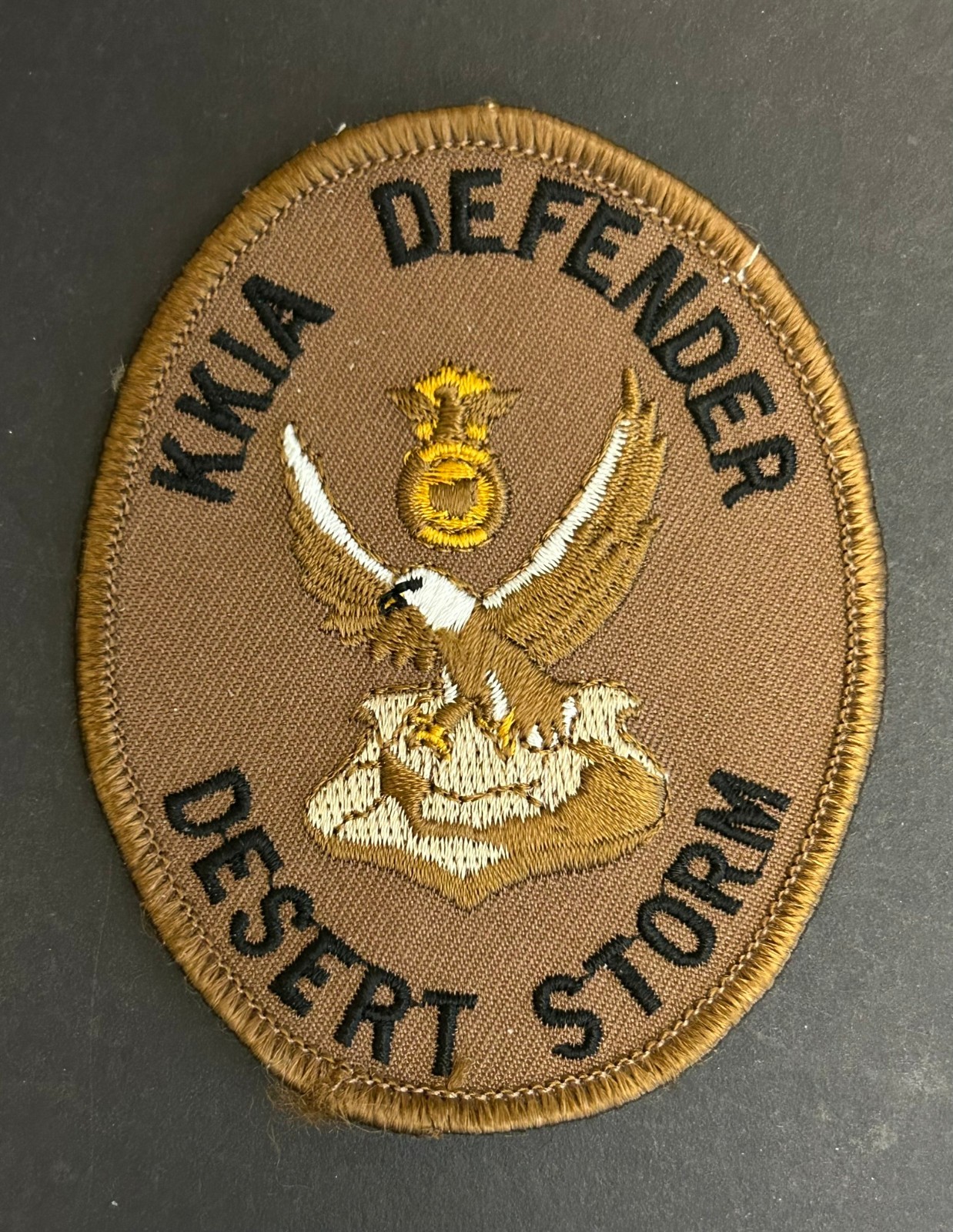 Air Force Security Police KKIA Defender Desert Storm Patch King Khalid Airport