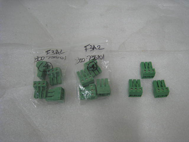 Lot of 11 IPEC Speedfam Novellus 0300-7381013 3 Prong Locking Edge Connectors