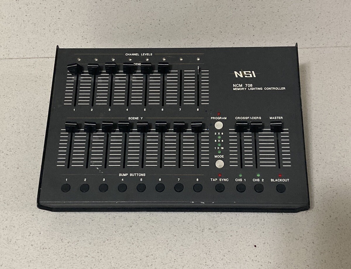 NSI memory lighting controller model NCM 708 pre-owned untested