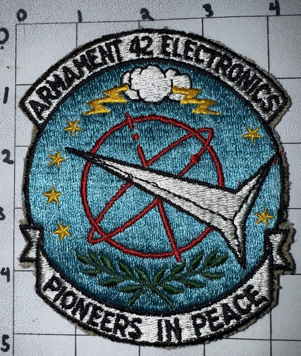Vietnam War - 1970s USAF 42nd Armament Electronics Squadron Patch (14)