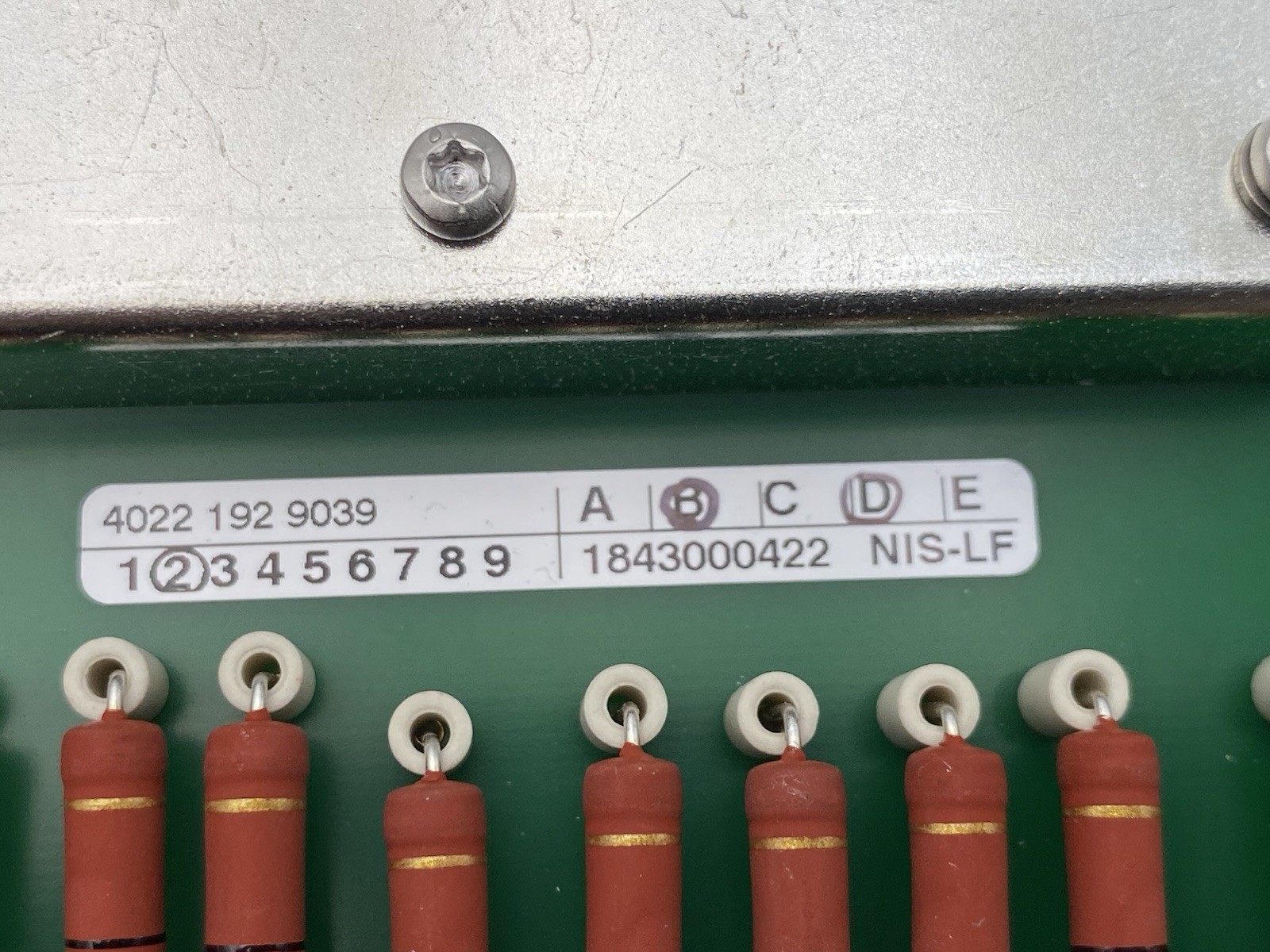 FEI 4022 192 9330 Circuit Board on Rack Mount