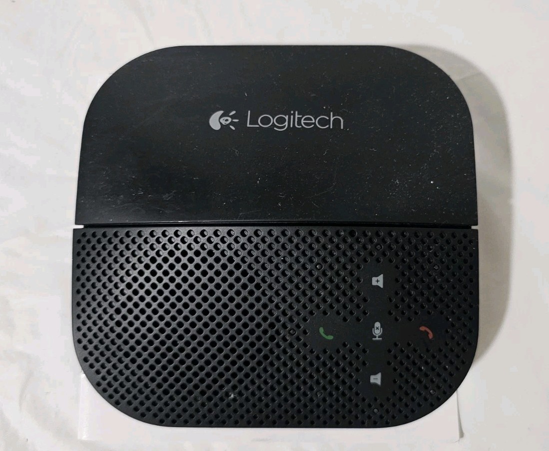 Logitech P710e Mobile Conferencing Speakerphone Bluetooth Tested Working