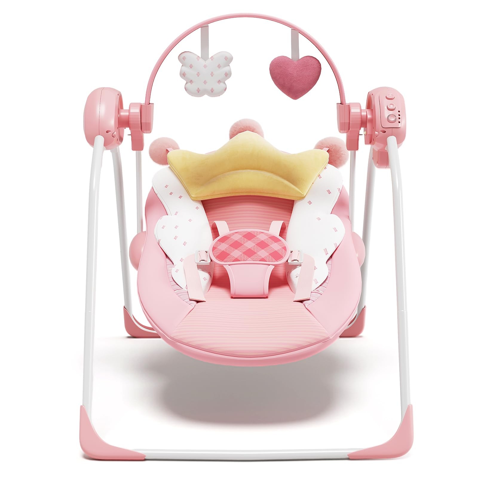 Baby Swings for Infants, Baby Girl Swing for Newborn, Portable Infant Swing w...