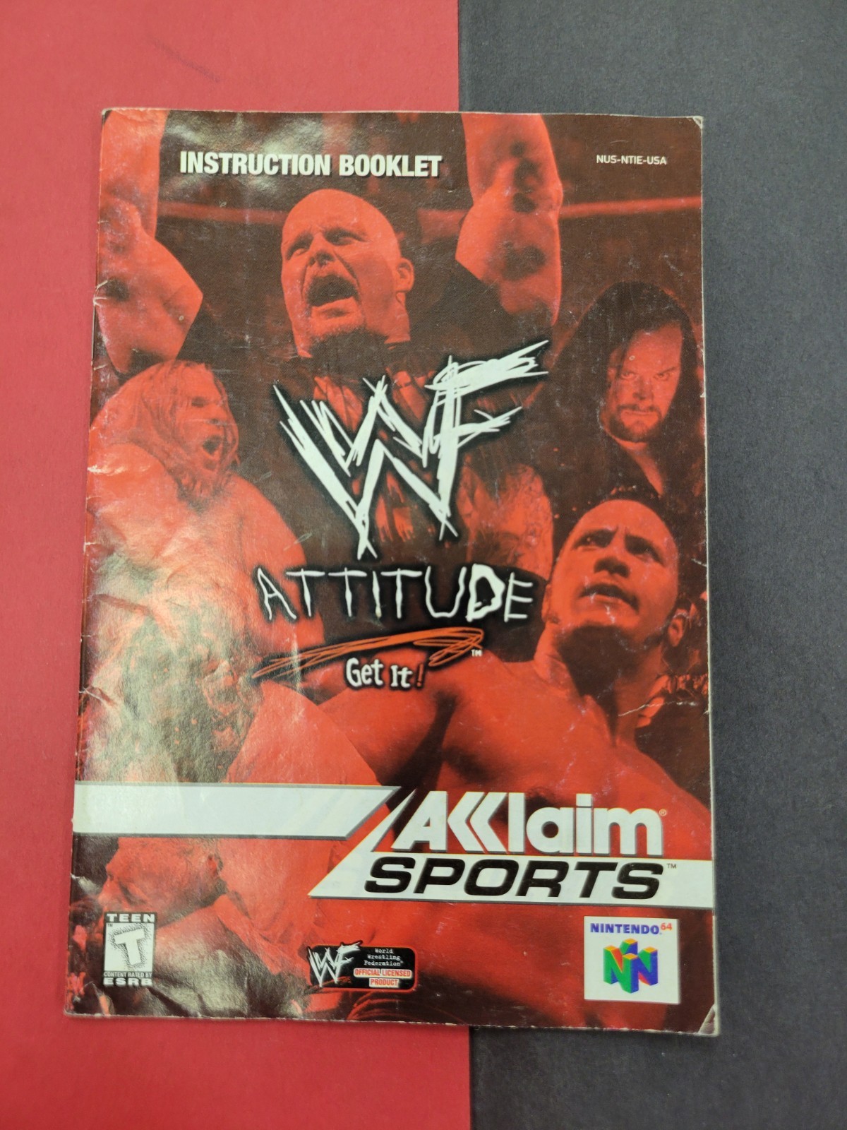 WWF Attitude  |  Nintendo 64  |  Manual Only