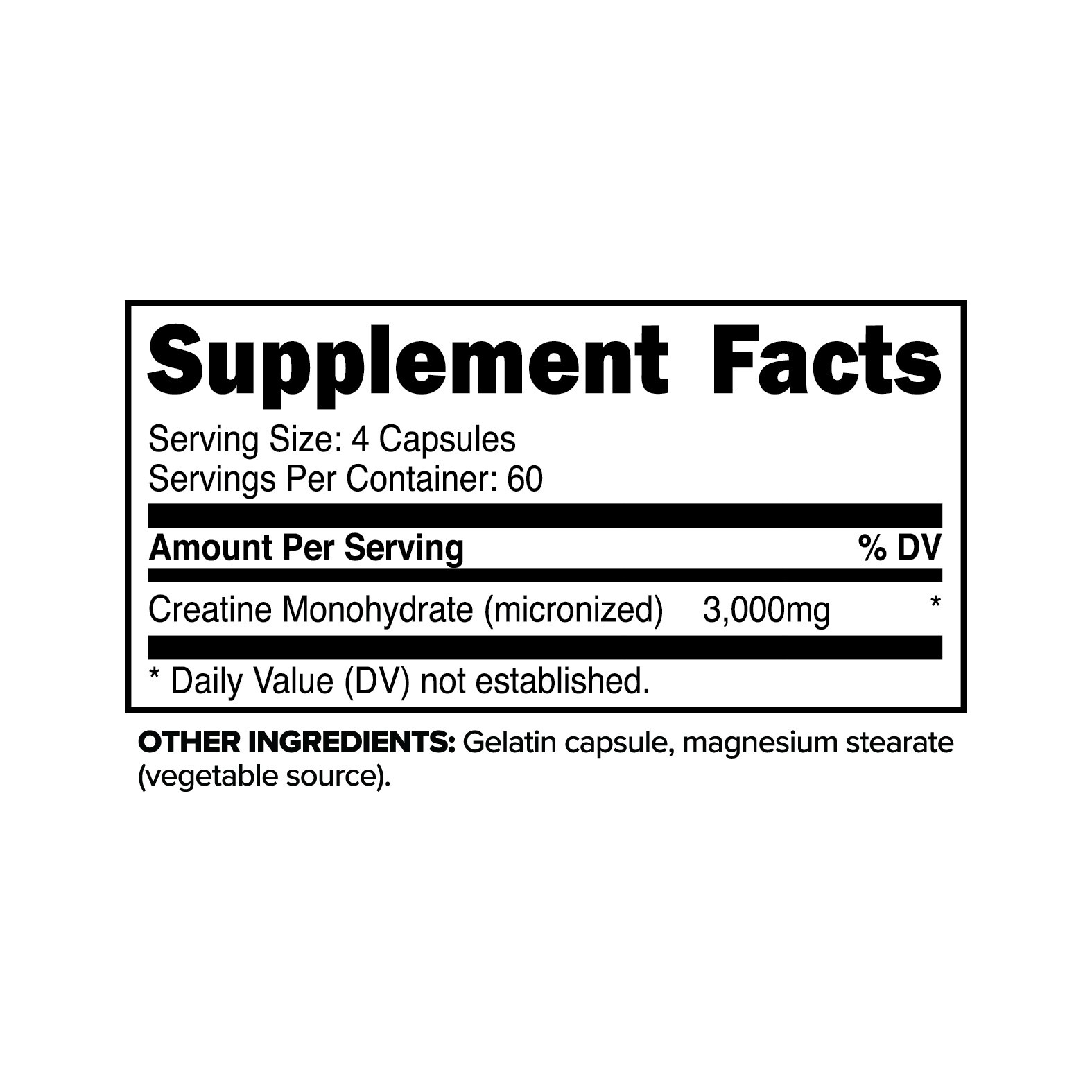 Primaforce Creatine Monohydrate Capsules - 240 Capsules, 3,000mg per Serving