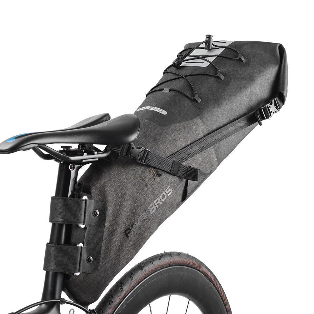 ROCKBROS Cycling Saddle Bag MTB Road Bike Tail Bag Large Capacity 12L Waterproof