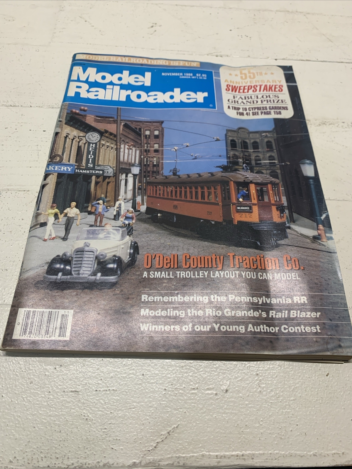 Model Railroader magazine November 1988