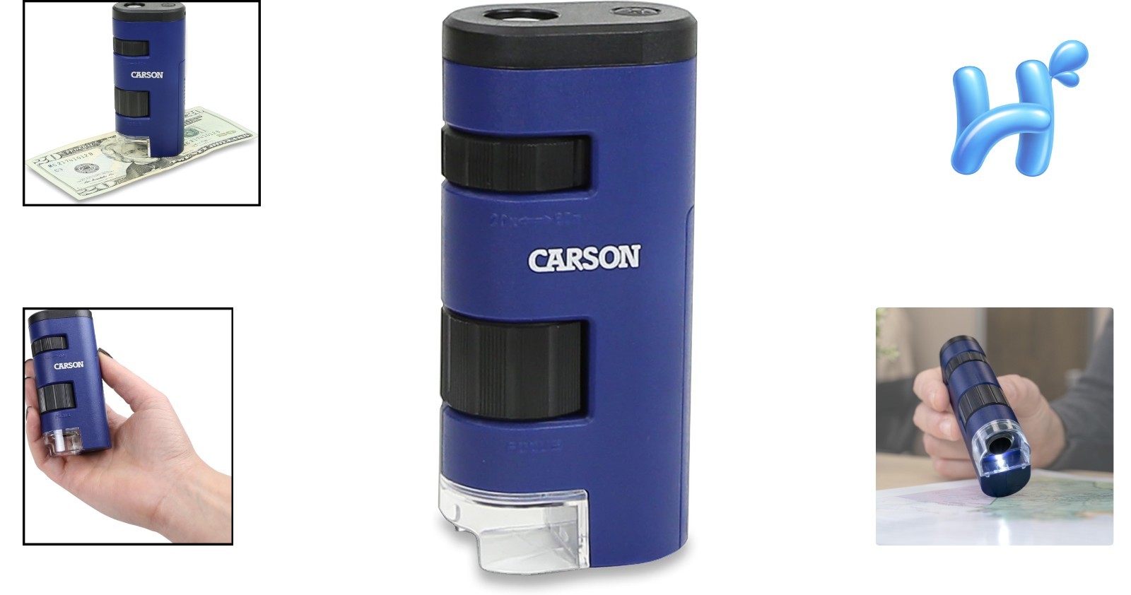 Boost Curiosity with Portable 20x-60x LED Microscope - Ideal STEM Education Tool