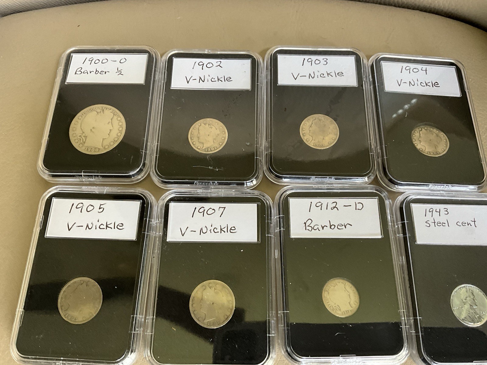 8 Coin Deal SILVER Half/ Nickel/Dime /S Penny!!