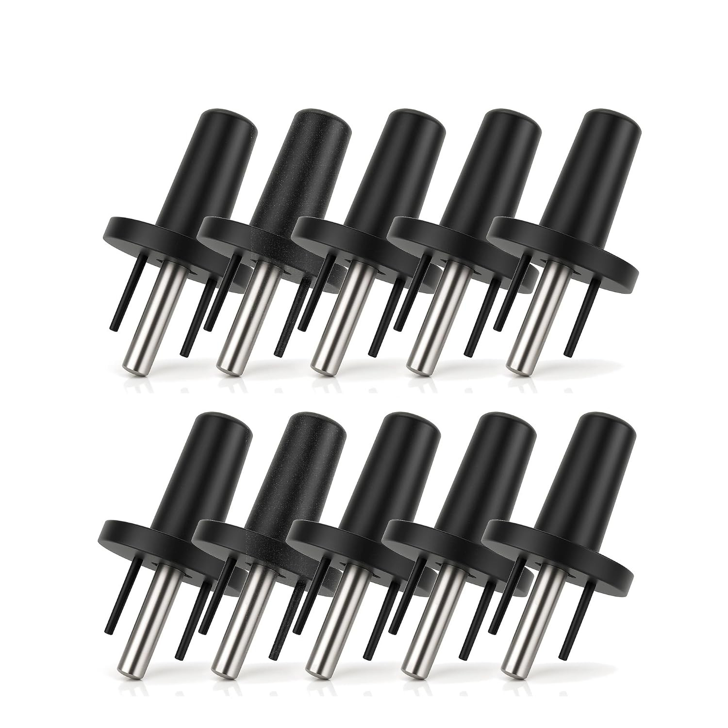 Banana Jack Ground Plug Adapter - 10 Pack – Anti-Static ESD Grounding for 3-Pron