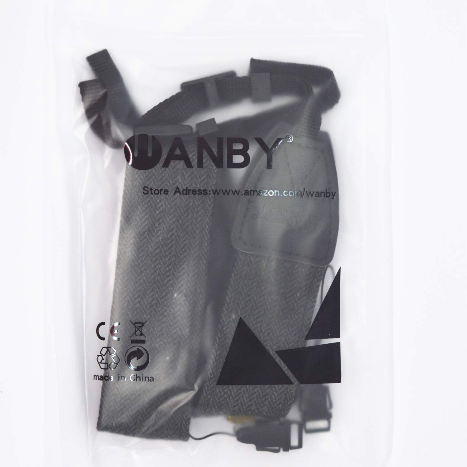 WANBY Camera Canvas Neck Shoulder Strap with Quick Black, Black