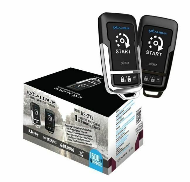 Excalibur RS-272 Remote Start Keyless , 1+1 Button, 1500 Feet