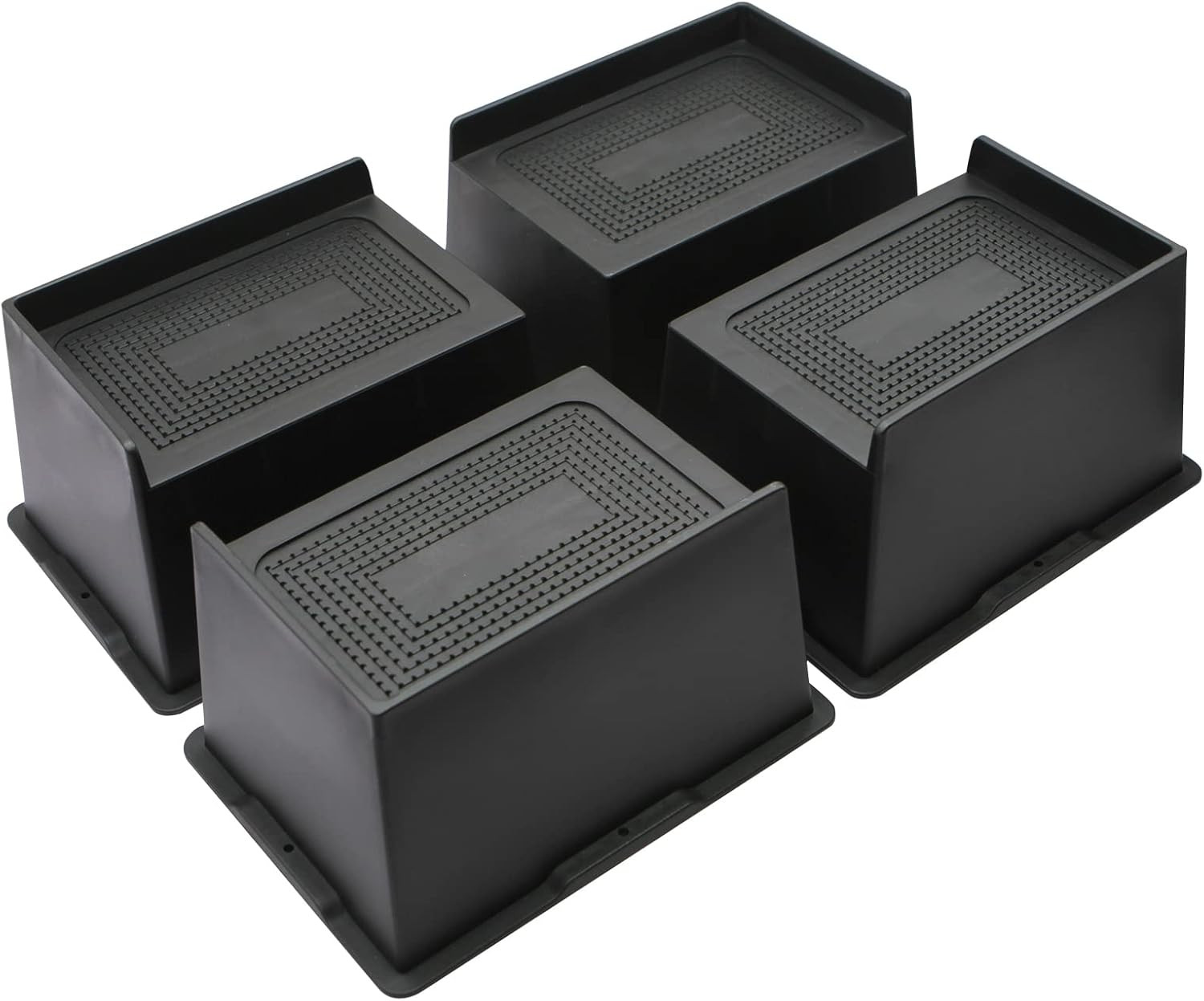 Bed Risers 4 Inch Heavy Duty, Oversized Furnitures Risers 4 inch Support 6000 lb