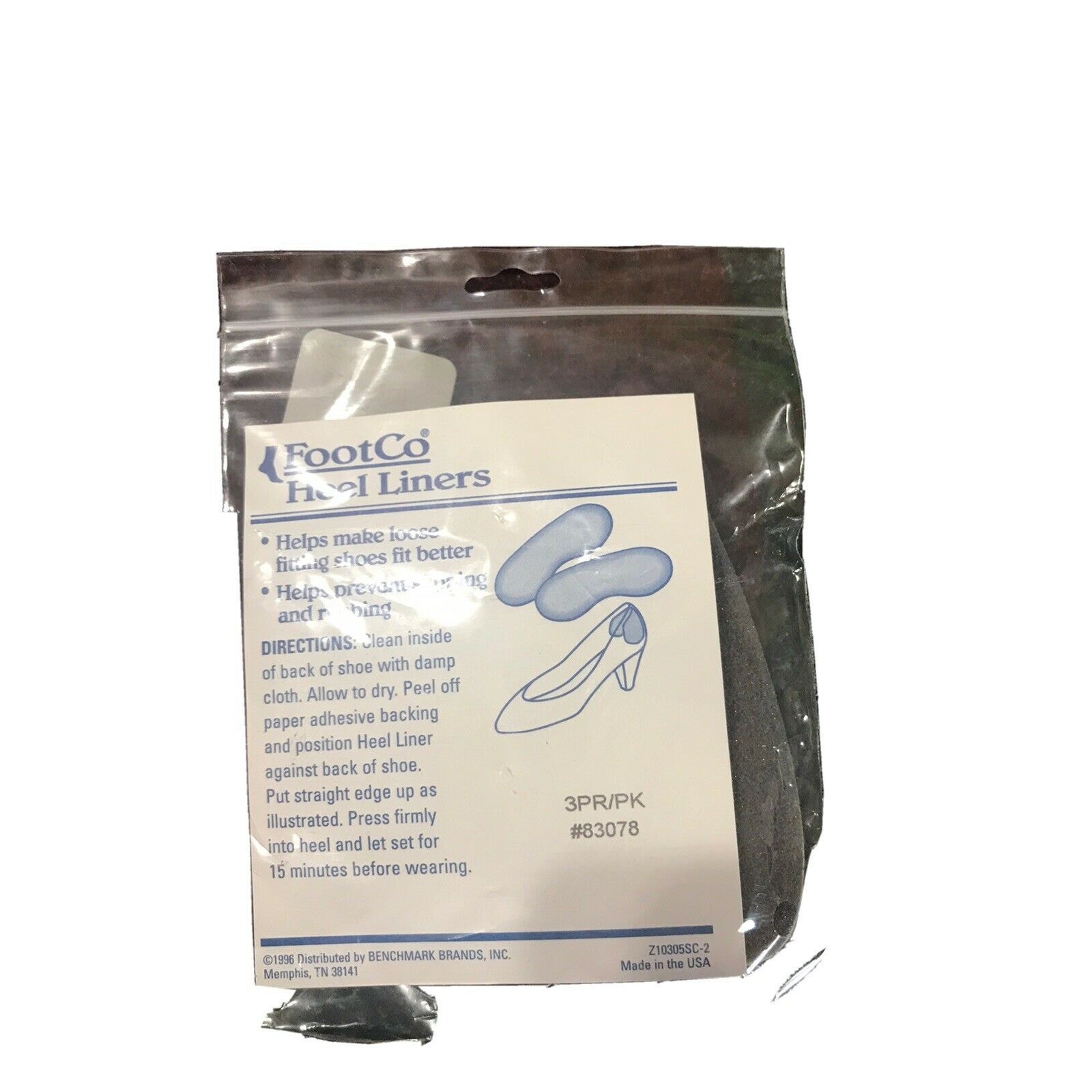 FootCo Heel Liners Comfortable Shoe