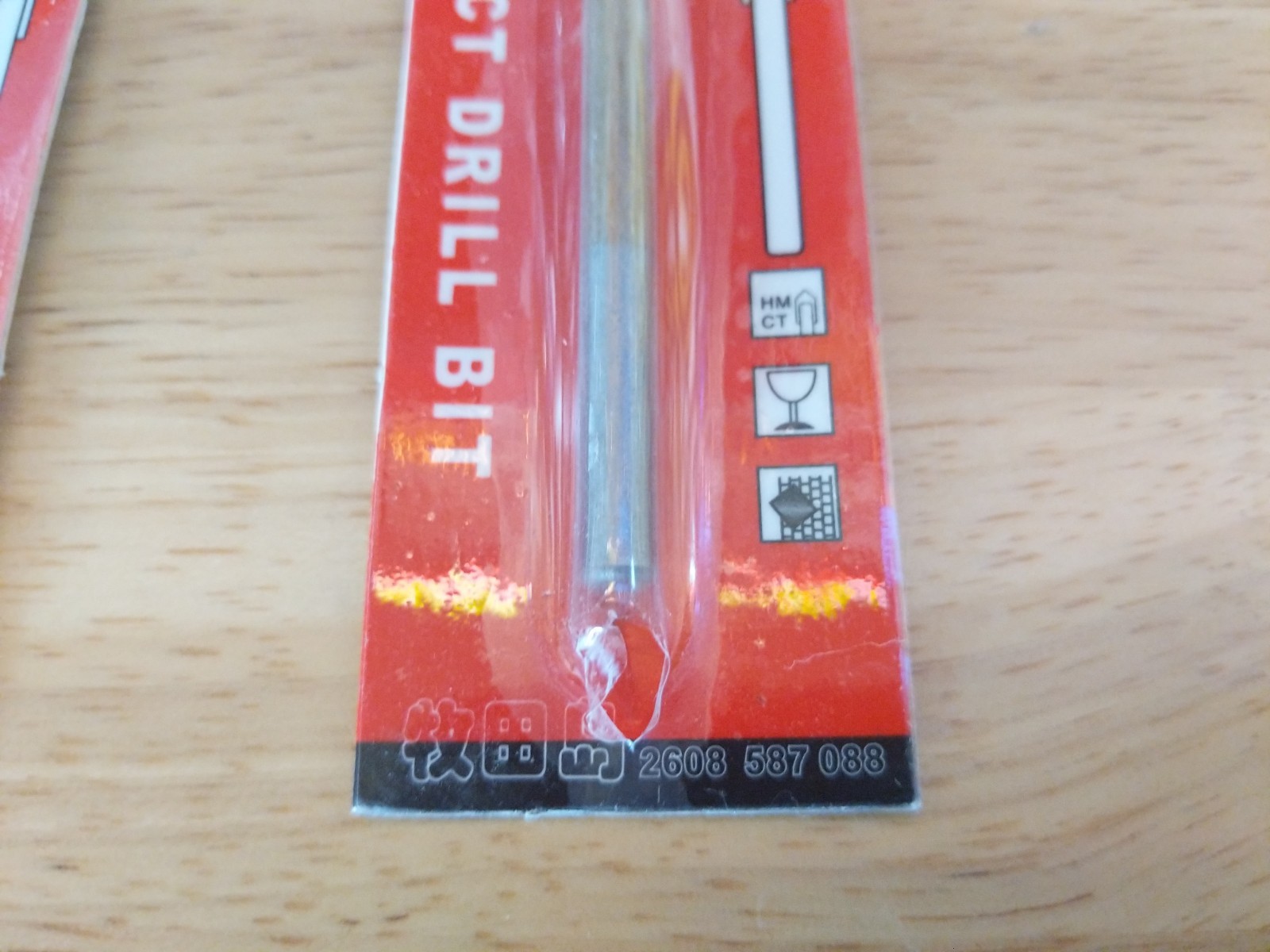 10pc 8mm, Gold Color, TILE OR GLASS TUNGSTEN CARBIDE TCT DRILL BITS x 10!