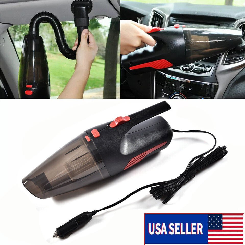 Potente Aspiradora de Mano para Carro Auto Wet&Dry Portable Car Vacuum Cleaner