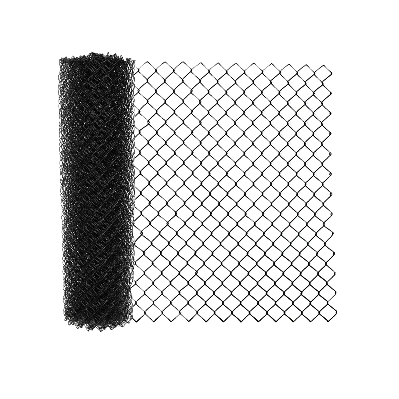 ALEKO PVC Coated Galvanized Steel 6 x 50 ft Chain Link Fence Fabric 9.5-AW Gauge