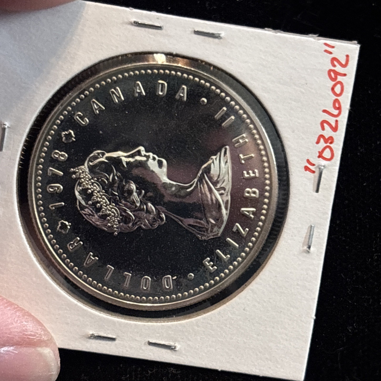 1978 Canada Silver Dollar Edmonton Games Proof “0326092” Canadian $1