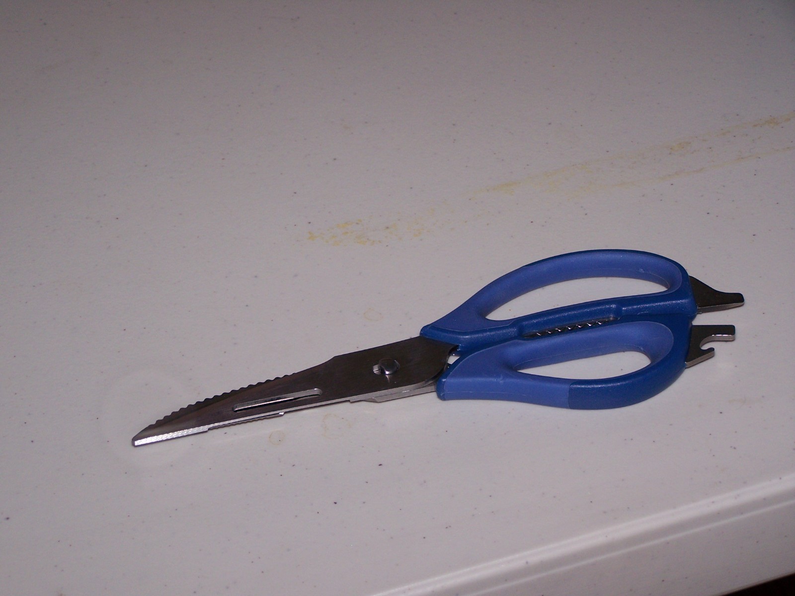 Pioneer Woman 3 in 1 Soft Grip Kitchen Shears Scissors Multi-use EC