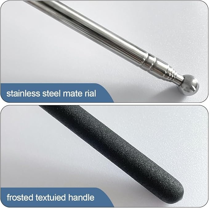 Extendable Teaching Stick 1.4m Stainless Steel – Telescopic Classroom Pointer