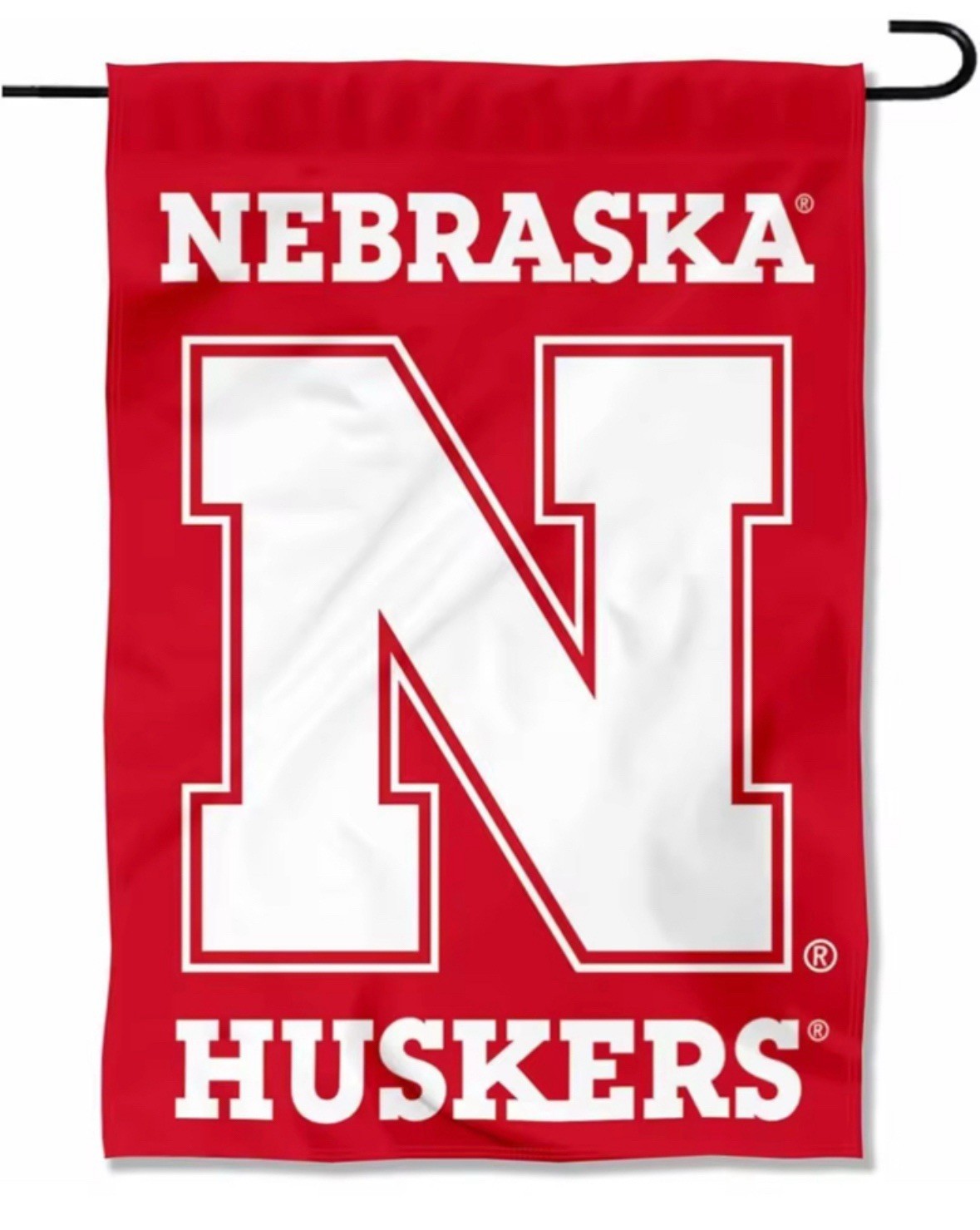 Nebraska Huskers GARDEN FLAG 12” X 18” Cornhuskers Premium Yard Flag Banner