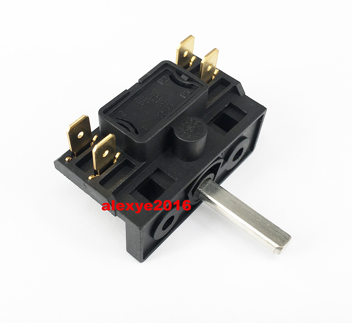 CHZJCZ A241T Rotary Selector Switch 4 Pins 4 Positions CE 16A 250VAC 10A 400VAC