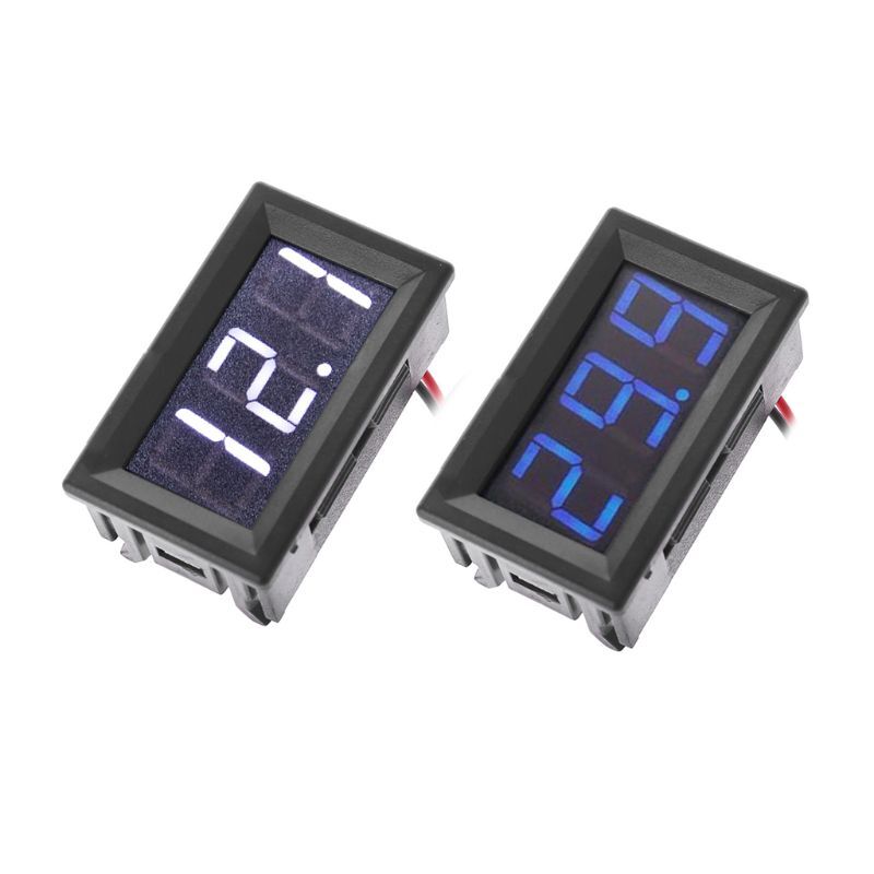 0.56-inch Digital Voltmeter for DC 5-120V Only Measures 2 Wires LED Disp