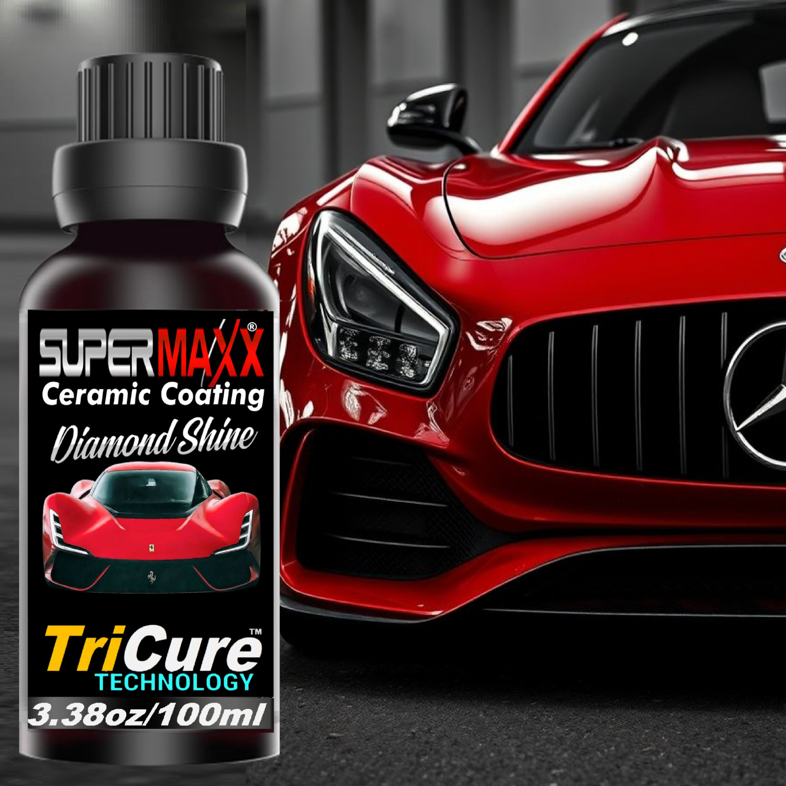 CERAMIC CAR COATING BY SIO2 BRANDS "PRO GRADE "5 YEAR" ADVANCED PAINT PROTECTION