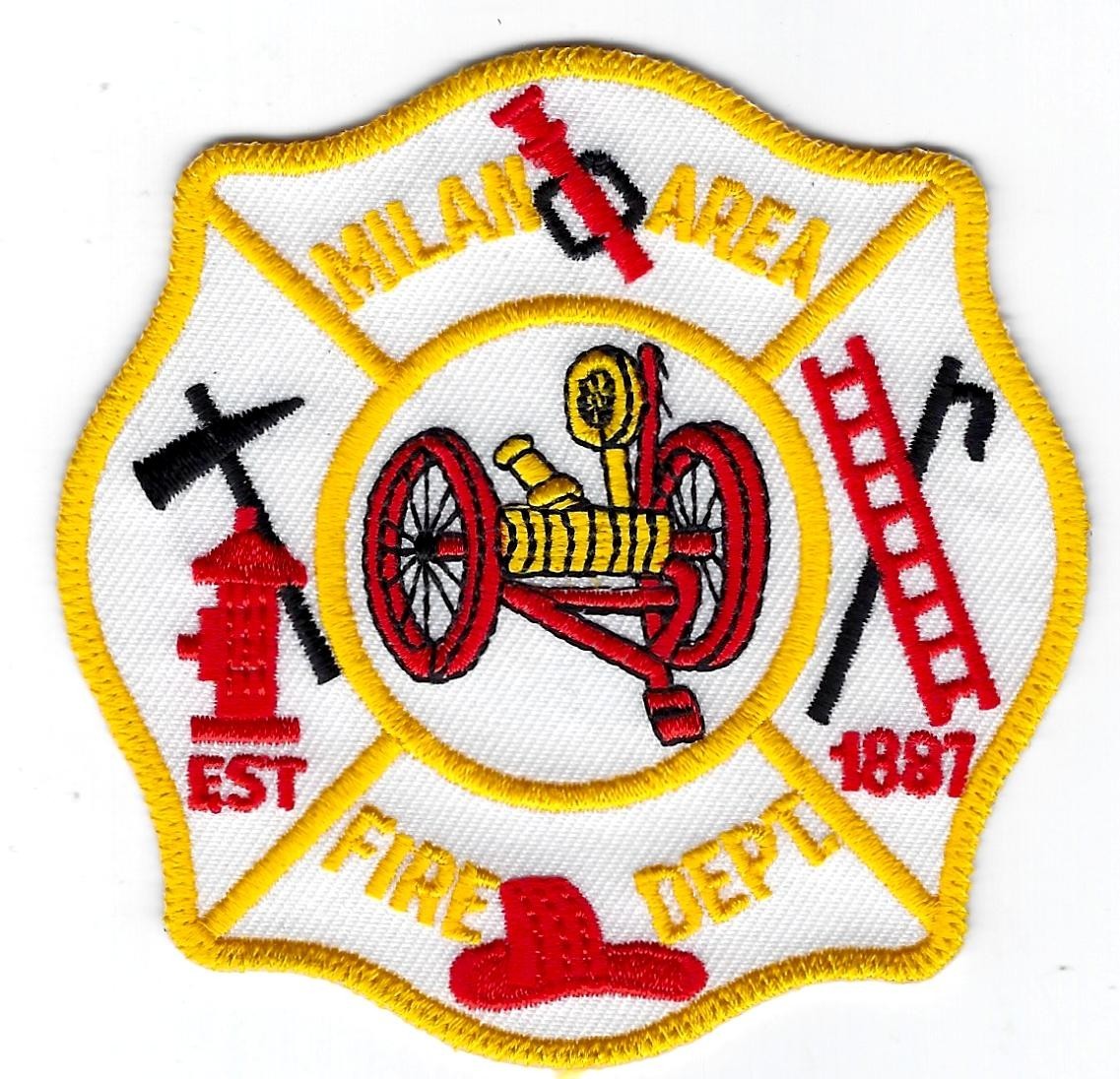 MICHIGAN - Milan Area Fire Dept. [ Shoulder Patch ]
